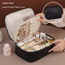Load image into Gallery viewer, Free partition cosmetic bag, large capacity travel portable toiletry bag, makeup bag for women,Travel makeup bag,Makeup bag organizers, makeup bags small,
