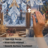 Nordic Snowflake Heritage 1000 Piece Wooden Jigsaw Puzzle