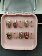 Load image into Gallery viewer, 1037- Handmade press on nails fake nails removable
