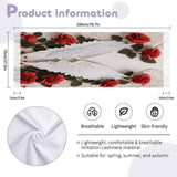 Soft imitation cashmere tassel scarf with finished hem and tassel fringe, one size — alternate view