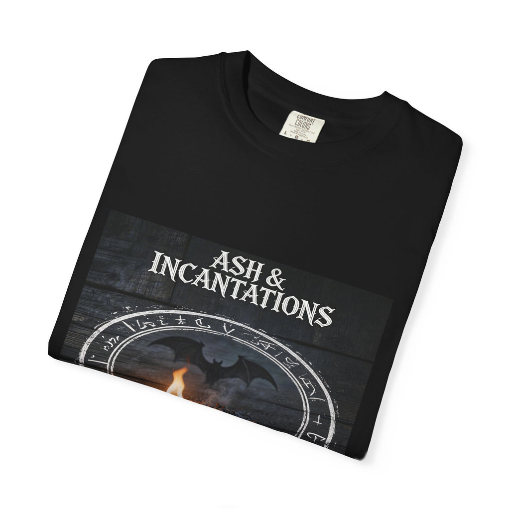 Magic Is a Choice T-Shirt in soft white with smoky altar print and mystical text
