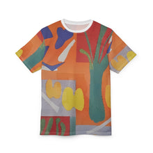 Load image into Gallery viewer, Vibrant Unisex Cut &amp; Sew Tee - Abstract Art Design

