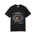 Magic Is a Choice T-Shirt in soft white with smoky altar print and mystical text
