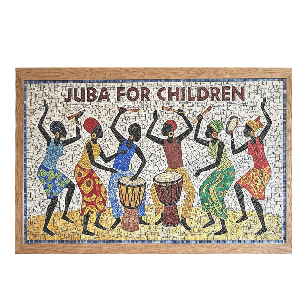 Rich and Rich Juba For Children 1000-Piece Wooden Jigsaw Puzzle (Horizontal)