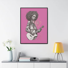 Load image into Gallery viewer, R&amp;RH Guitar Girl Portrait Frame - Rich and Rich Homeopportunities 
