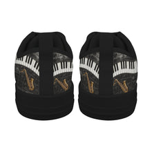Load image into Gallery viewer, Rich and Rich Men’s Black Camo Piano Saxophone Canvas Sneakers - Rich and Rich Homeopportunities
