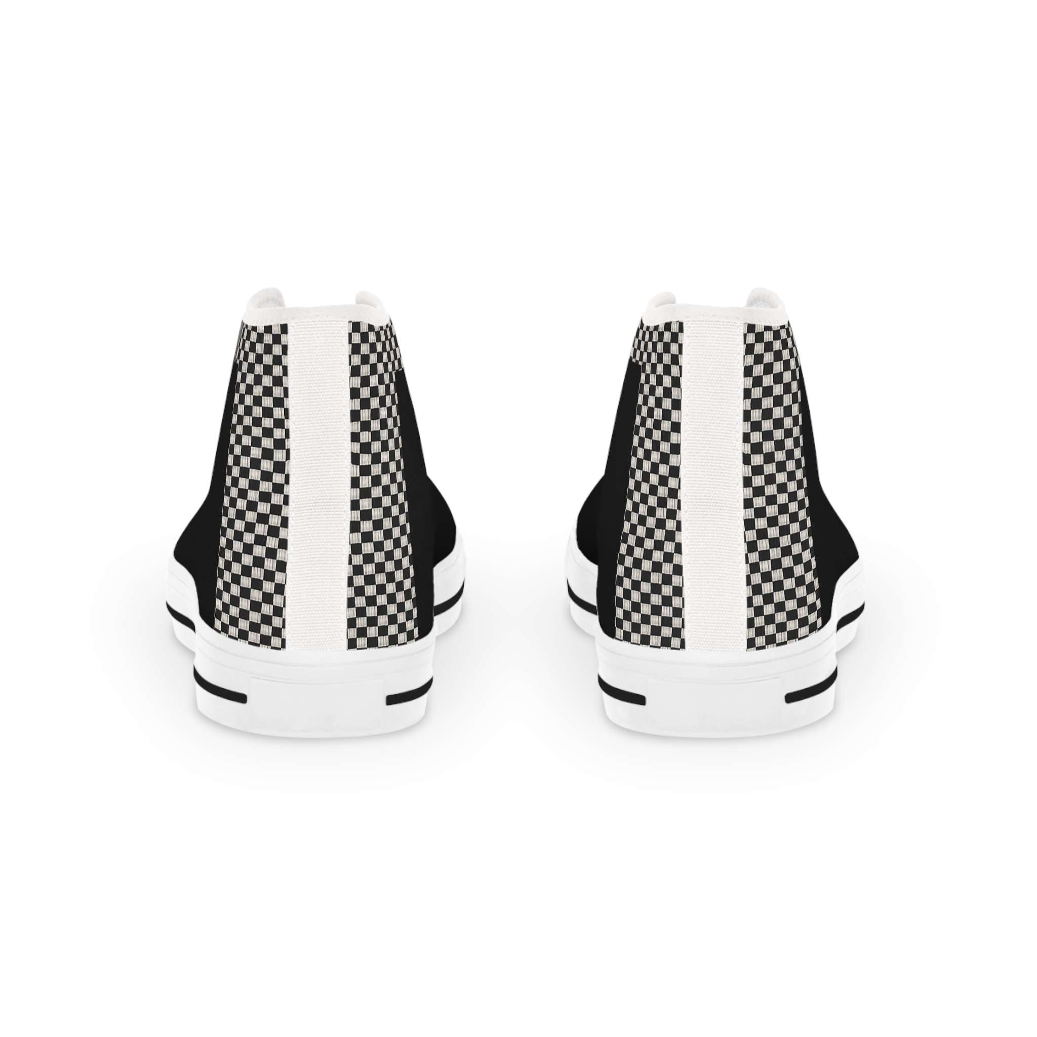 Black high-top sneaker with wraparound print and pleather toe — additional view 8