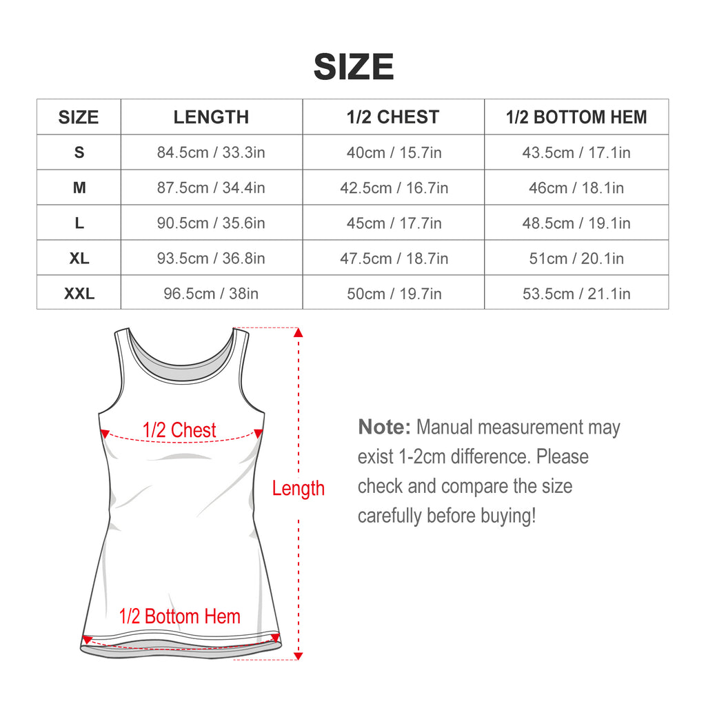 Women's sleeveless sundress in soft polyester-spandex fabric with round neck and casual style