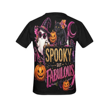 Load image into Gallery viewer, Rich and Rich Spooky But Fabulous Women's Black T-Shirt
