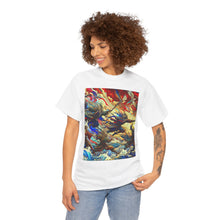 Load image into Gallery viewer, Vibrant Artistic Graphic Tee, Unisex Cotton Shirt, Casual Wear, Gift for Art Lovers, Festival Clothing, Unique T-Shirt
