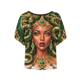 Rich & Rich Emerald Medusa Queen Halloween Women's T-Shirt