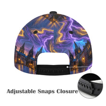 Load image into Gallery viewer, Rich and Rich Unisex Purple Electric Cathedral Snapback Hat
