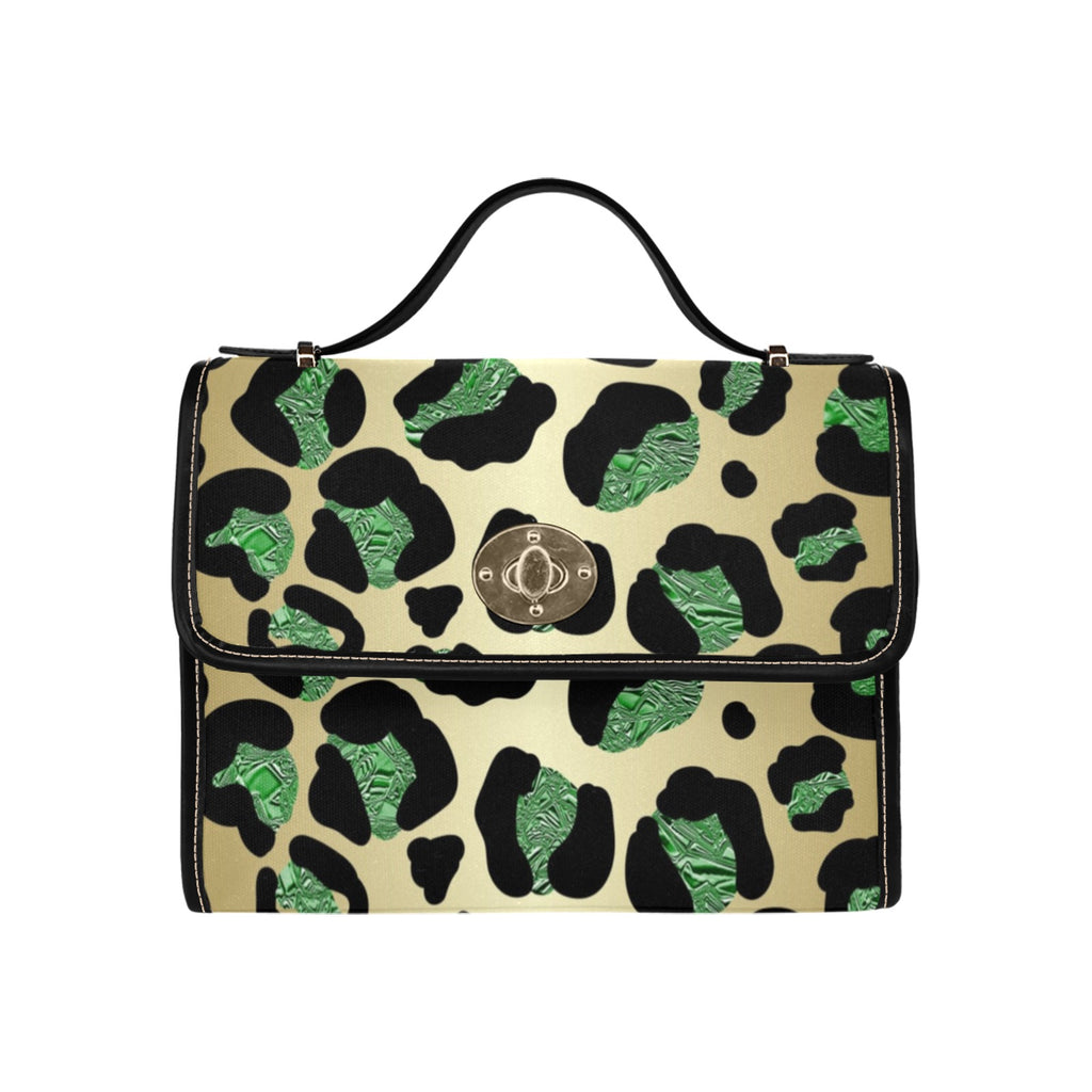 Rich and Rich Emerald Safari Waterproof Canvas Women's Shoulder Bag