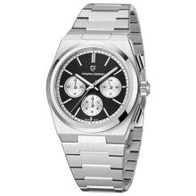 Load image into Gallery viewer, Men&#39;s Blue Chronograph Watch - 100M Waterproof, Sapphire Crystal, Stainless Steel

