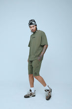 Load image into Gallery viewer, Dues Paid (Military Green - Oversize Shirt)
