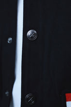 Load image into Gallery viewer, Manifest Varsity Jacket (Black)
