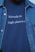 Load image into Gallery viewer, Friends In High Places (Navy - Oversize Shirt)
