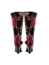 Load image into Gallery viewer, Handmade Floral Embossed Embroidery Elegant Boots
