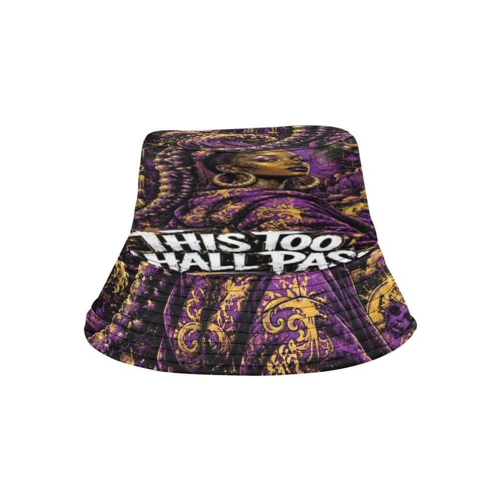 Rich and Rich Women's Purple "This Too Shall Pass" Bucket Hat - Rich and Rich Homeopportunities