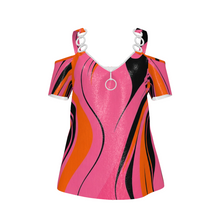 Load image into Gallery viewer, Rich and Rich Pink Swirl Pants Set with Jacket

