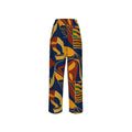 Rich and Rich Blue Multicolor Women's Loose Pants Without Drawstring - Rich and Rich Homeopportunities
