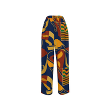 Load image into Gallery viewer, Rich and Rich Blue Multicolor Pants Set with Jacket
