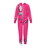 Rich and Rich Designer Women's Hot Pink Dynamo Hooded Tracksuit Set