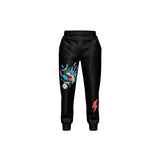 Critter Kicks Croc Rock Children's Black Sweatpants