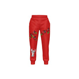 Critter Kicks Mouse and Lady Bug Girls Red Sweatpants