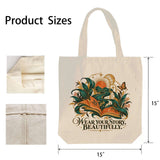 Rich and Rich Wear Your Story Women's Beige Tote Bag