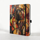 Rich and Rich Faces of Expression Notebook Strap Notebook
