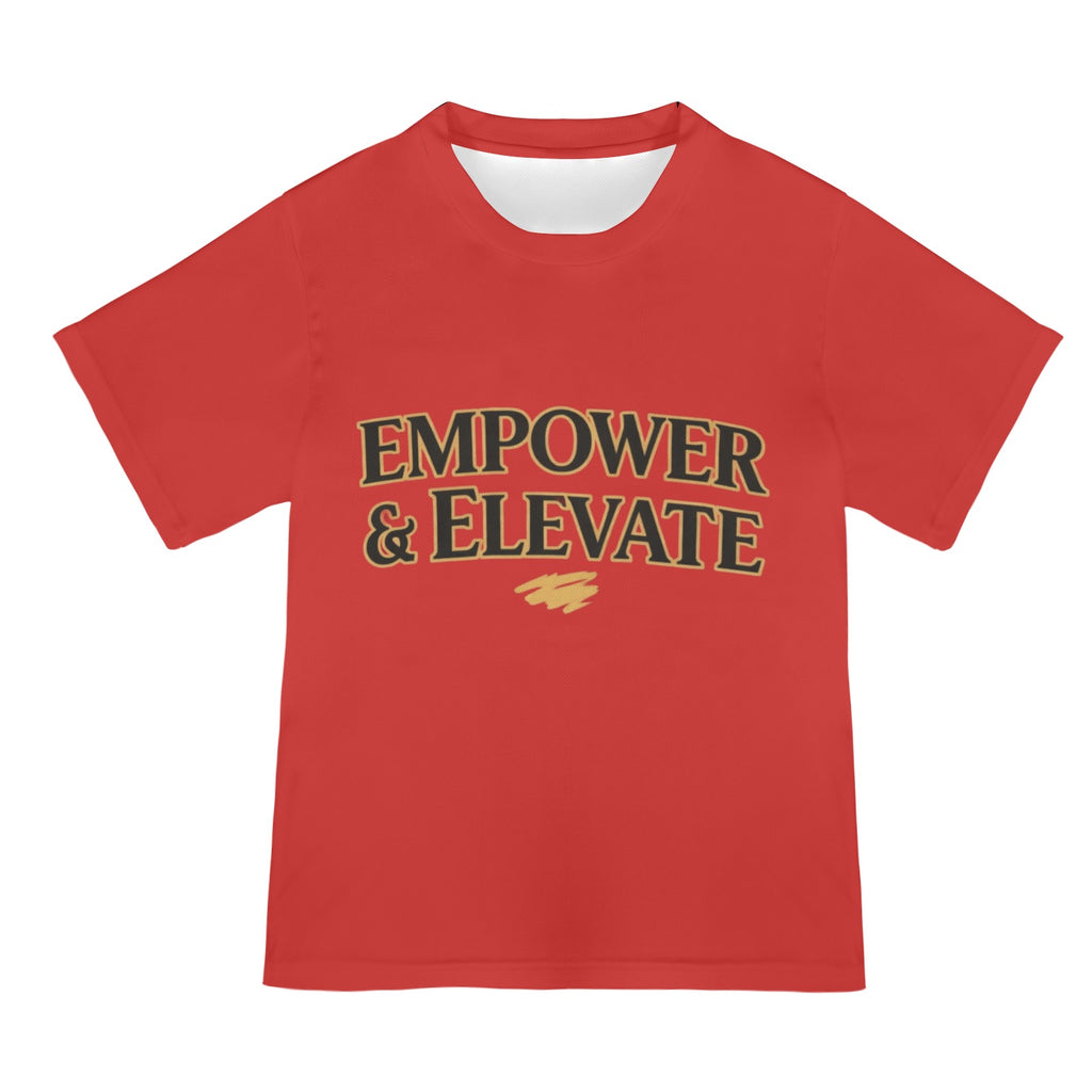 Rich and Rich Empower and Elevate Women's Red Tshirt