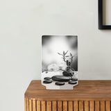 Black and white Feng Shui acrylic photo panel, 5x7.5 inches, UV-resistant print — product detail