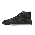 Rich and Rich Men's Classic Green Camouflage Hightop Canvas Sneaker