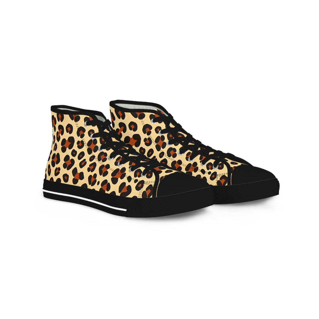 R&RH Leopard Print High Top Sneakers for Stylish Comfort