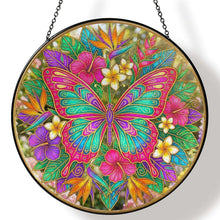 Load image into Gallery viewer, Rich &amp; Rich Butterfly Bloom Glass Suncatcher - Rich and Rich Homeopportunities
