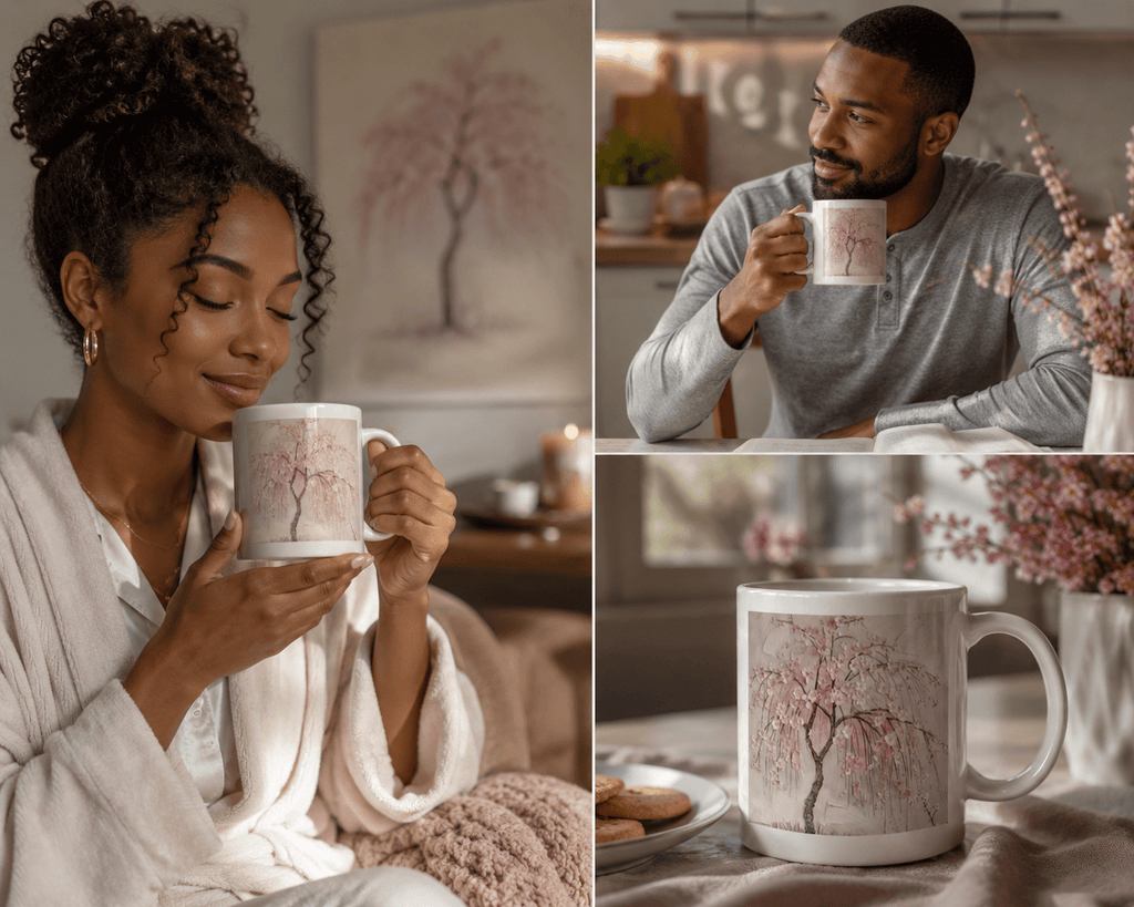 Rich and Rich Global Seasons of Heritage™ Cherry Blossom 11-oz Mug - Rich and Rich Homeopportunities