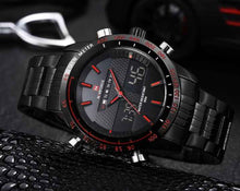 Load image into Gallery viewer, Kairos Naviforce 9024 Men’s Sports Quartz Watch with Dual Display
