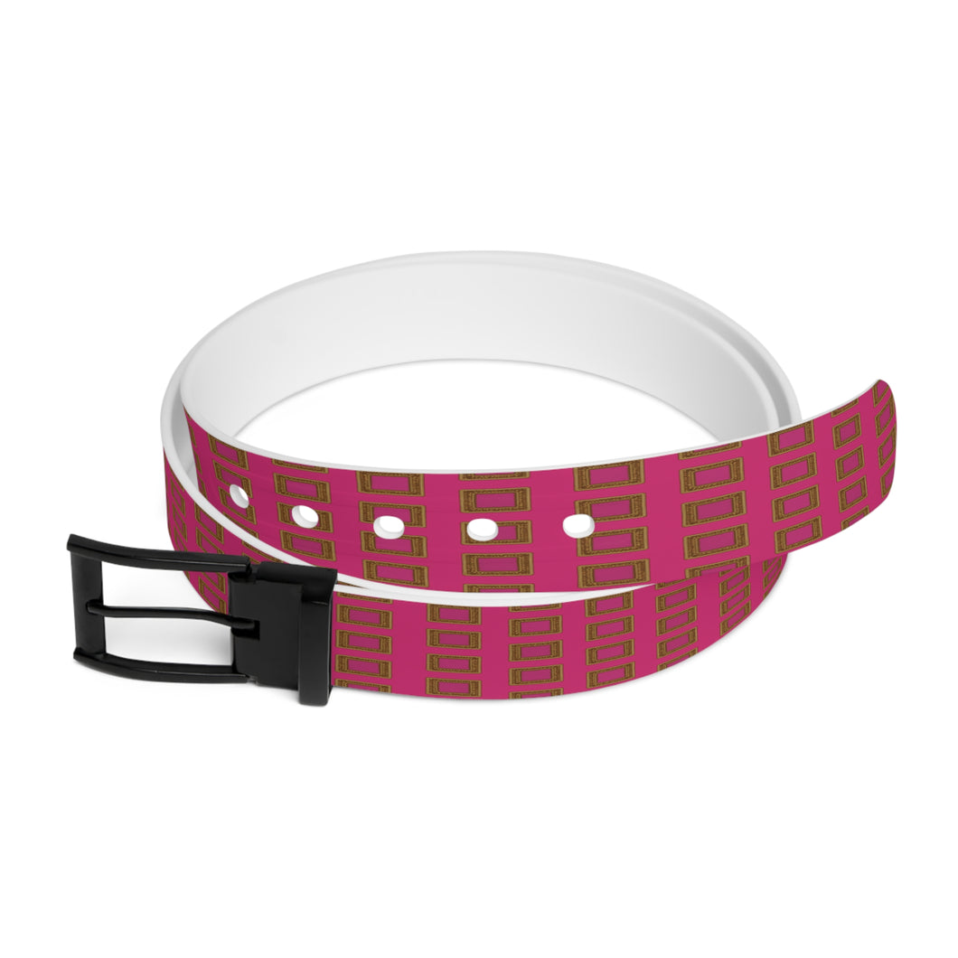Rich and Rich Unique Pink Stylish Graphic Belt for Everyday Wear, Fashion Accessory, Adjustable Belt for Casual Outfits, Trendy Wardrobe