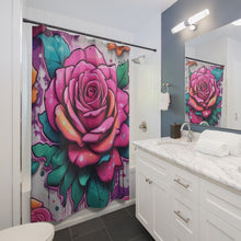 Load image into Gallery viewer, R&amp;RH Floral Shower Curtains
