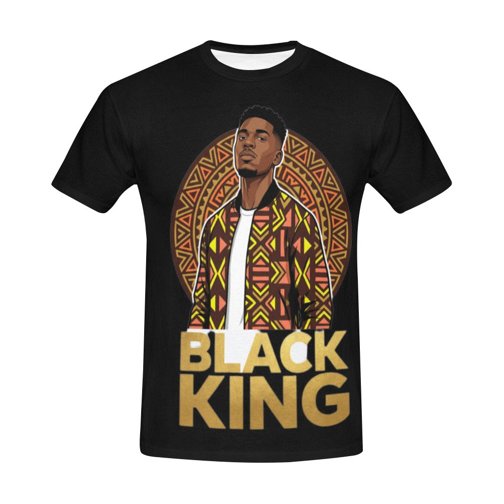 Rich and Rich Black King Men’s Black T-Shirt | Graphic Tee | Soft Polyester Statement Shirt