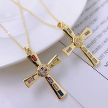 Load image into Gallery viewer, Niche Personality Hip Hop Men&#39;s Cross Necklace Pendant - Hip Hop Men&#39;s Cross Necklace

