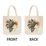 Rich and Rich Portrait Women's Beige Tote Bag