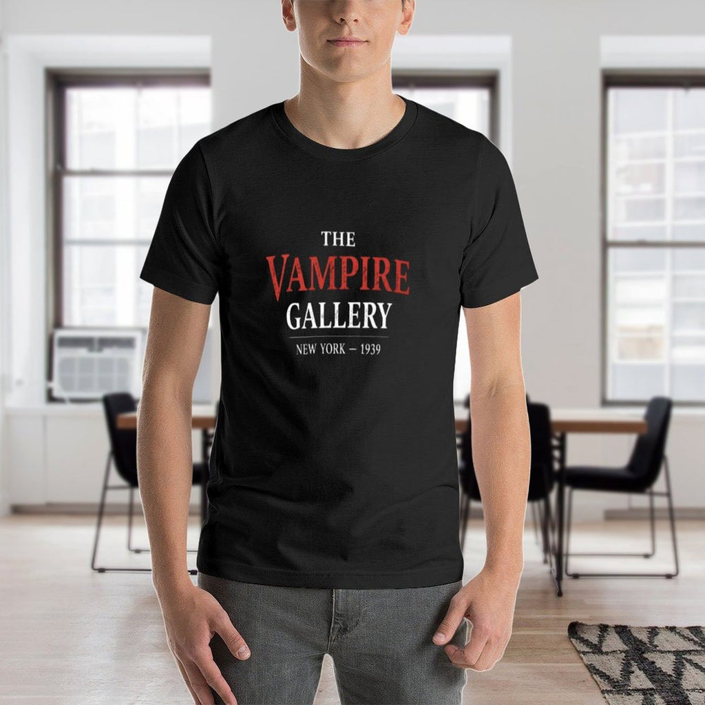 The Vampire Gallery Men's Short Sleeve T-Shirt featuring vampire graphic design