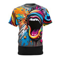 R_RH Men's Graffiti T-Shirt with colorful all-over print on lightweight breathable fabric