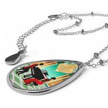 Load image into Gallery viewer, Rich and Rich Piano Oval Necklace - Rich and Rich Homeopportunities
