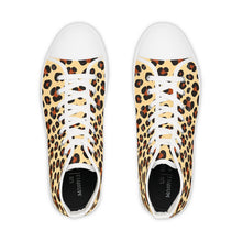 Load image into Gallery viewer, R&amp;RH Leopard Print High Top Sneakers for Stylish Comfort
