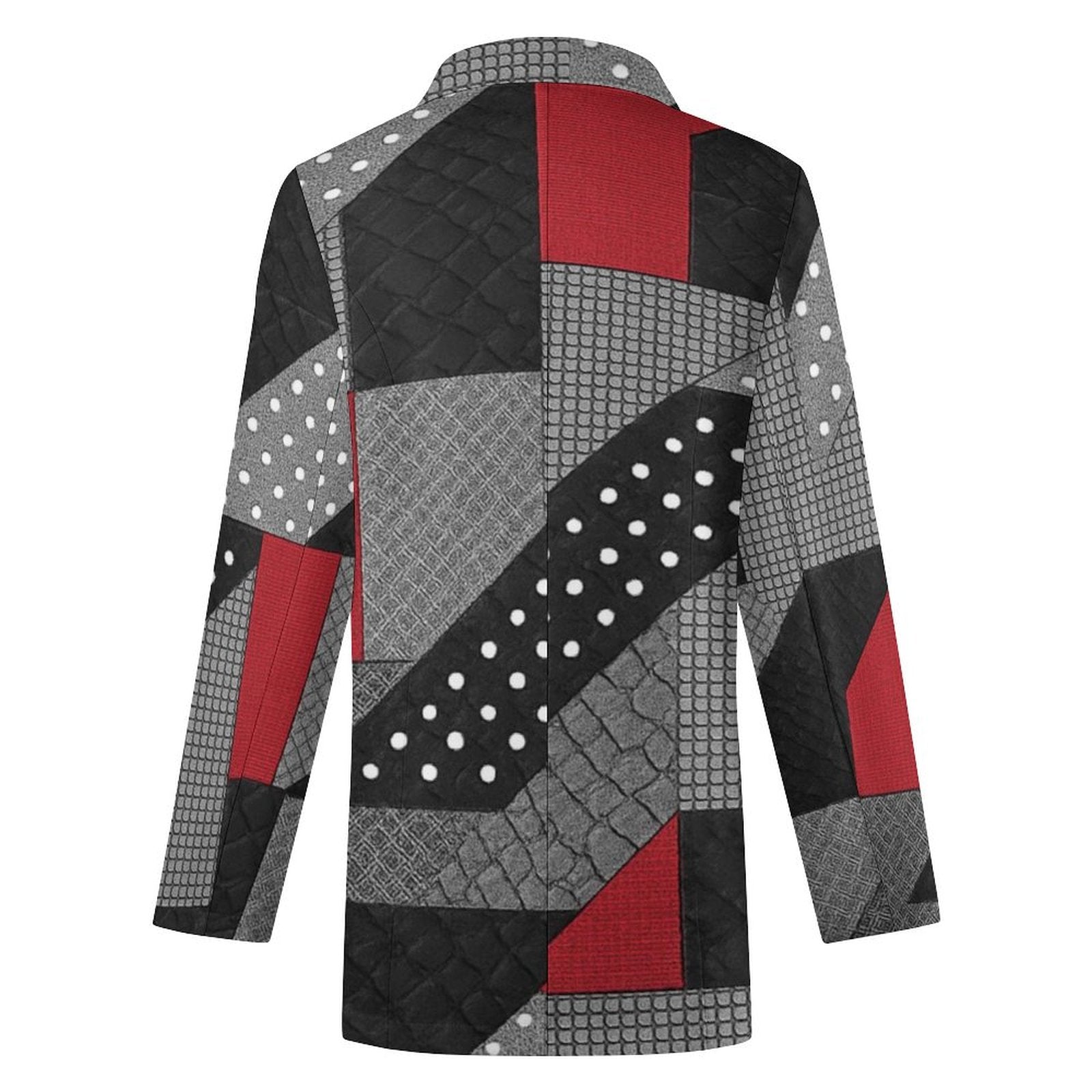 Rich and Rich Black and Red Women's Blazer