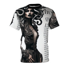 Load image into Gallery viewer, Artistic Unisex Cut &amp; Sew Tee, Unique Graphic Shirt, Statement Tee for Fashion Lovers, Edgy Art Tee, Casual Wear for Special [...]
