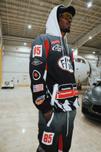 Load image into Gallery viewer, Paperchaser Windbreaker Pullover (Black)
